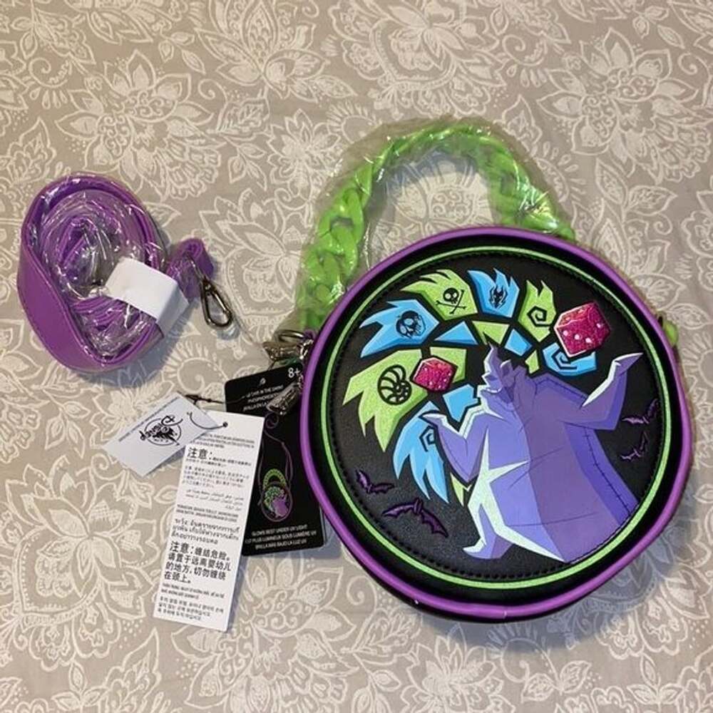 New Oogie boogie lounge fly Crossbody convertible top handle purse